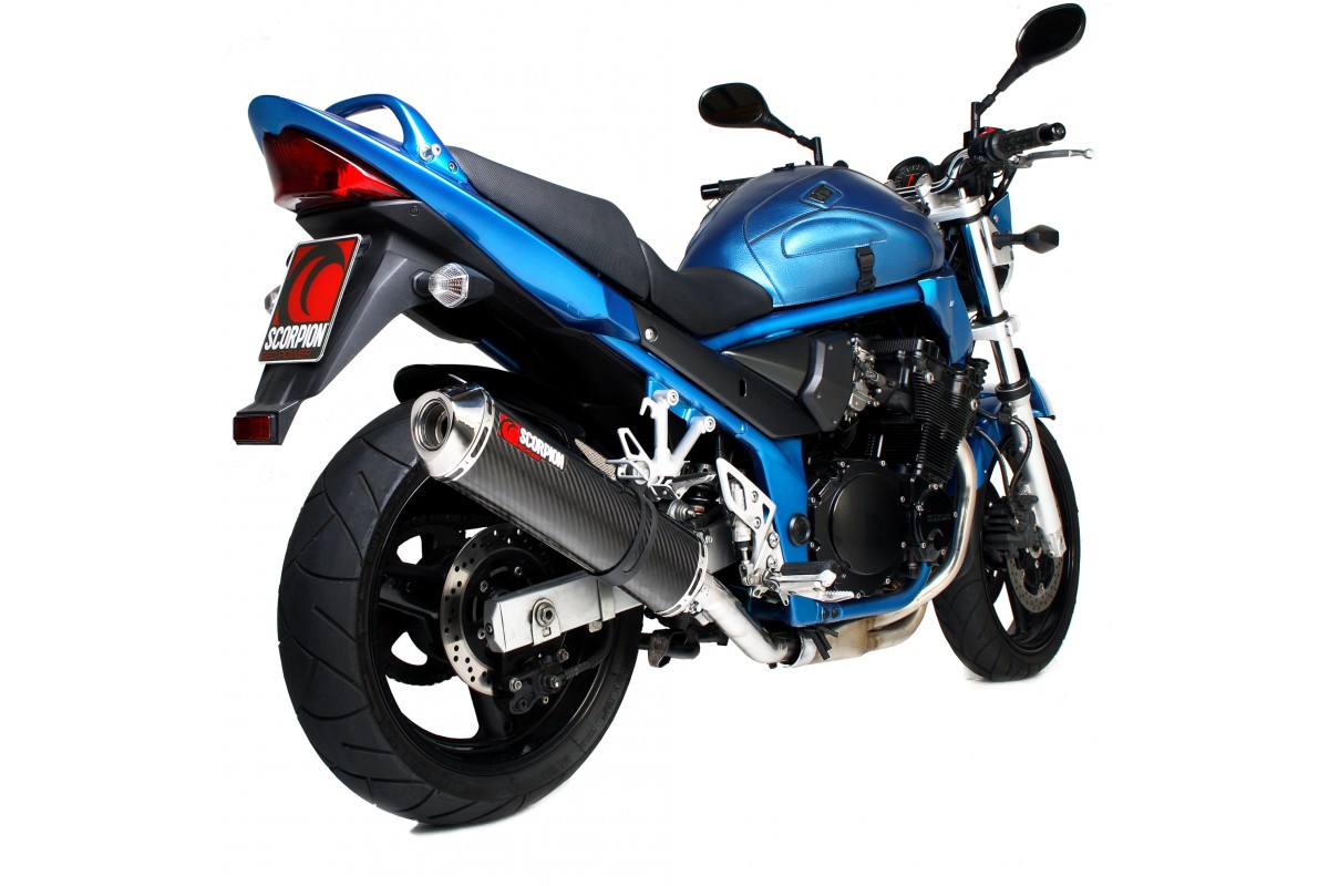 Silencieux homologué Scorpion Factory oval carbone Bandit 600 / 650 (00-06)