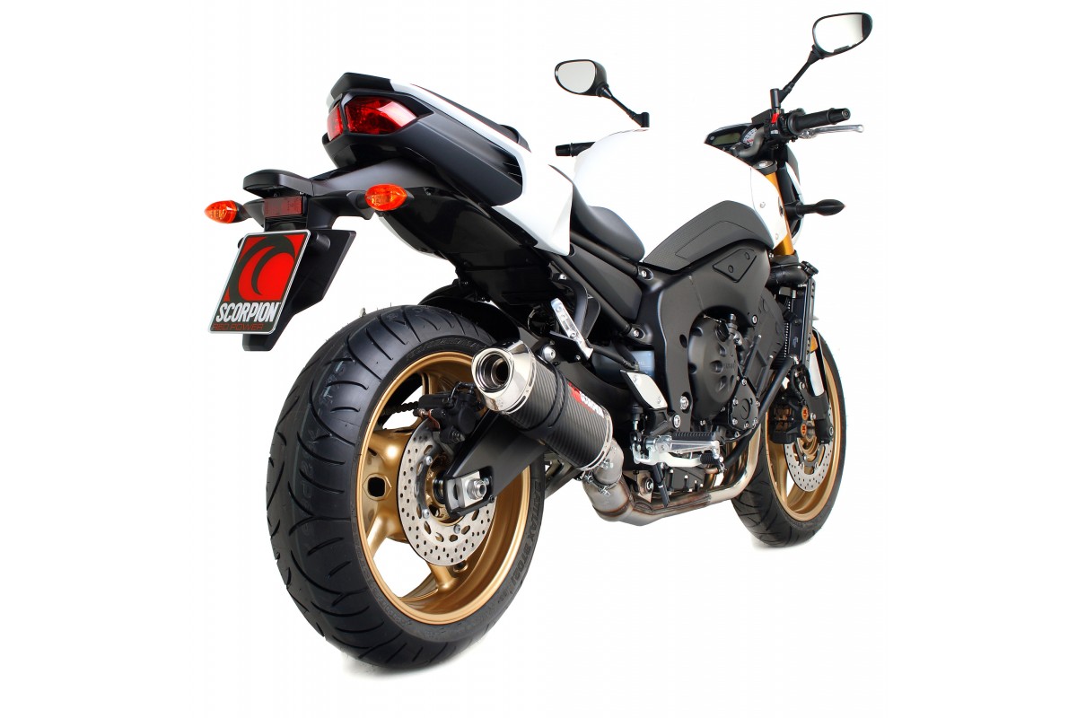 Silencieux homologué Scorpion Factory oval carbone FZ8 (10-16)