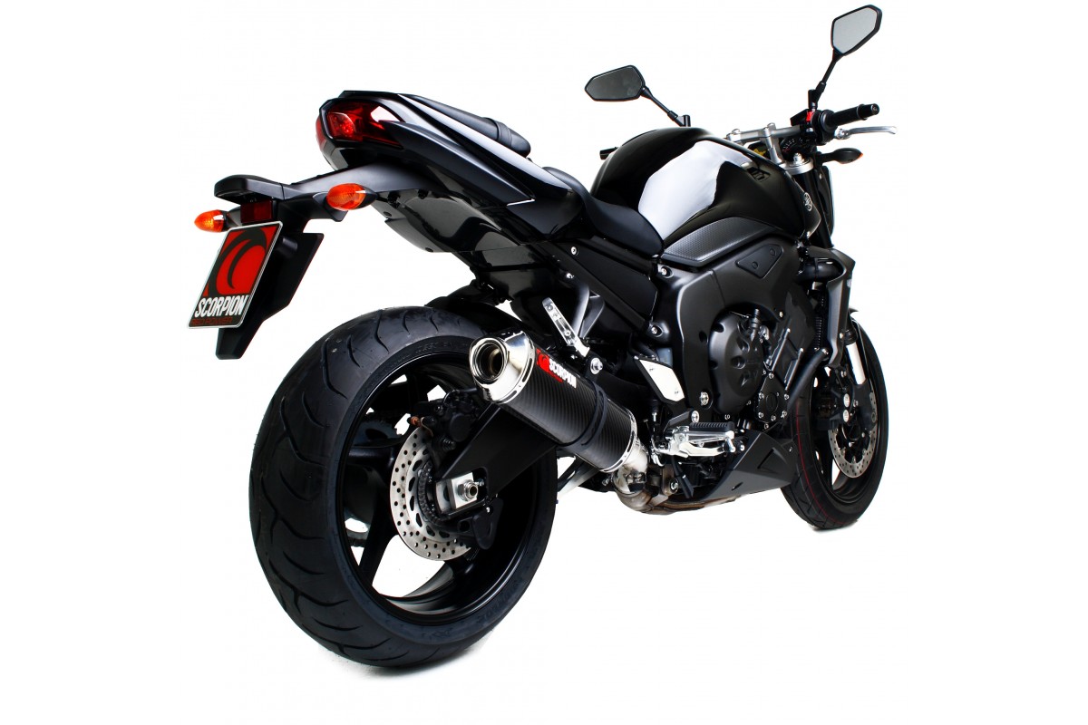 Silencieux homologué Scorpion Factory oval carbone FZ1 (06-15)