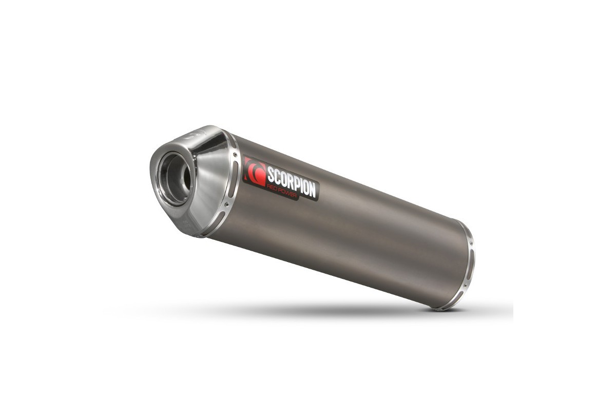 Silencieux homologué Scorpion oval titane SV650 (1999-2010)