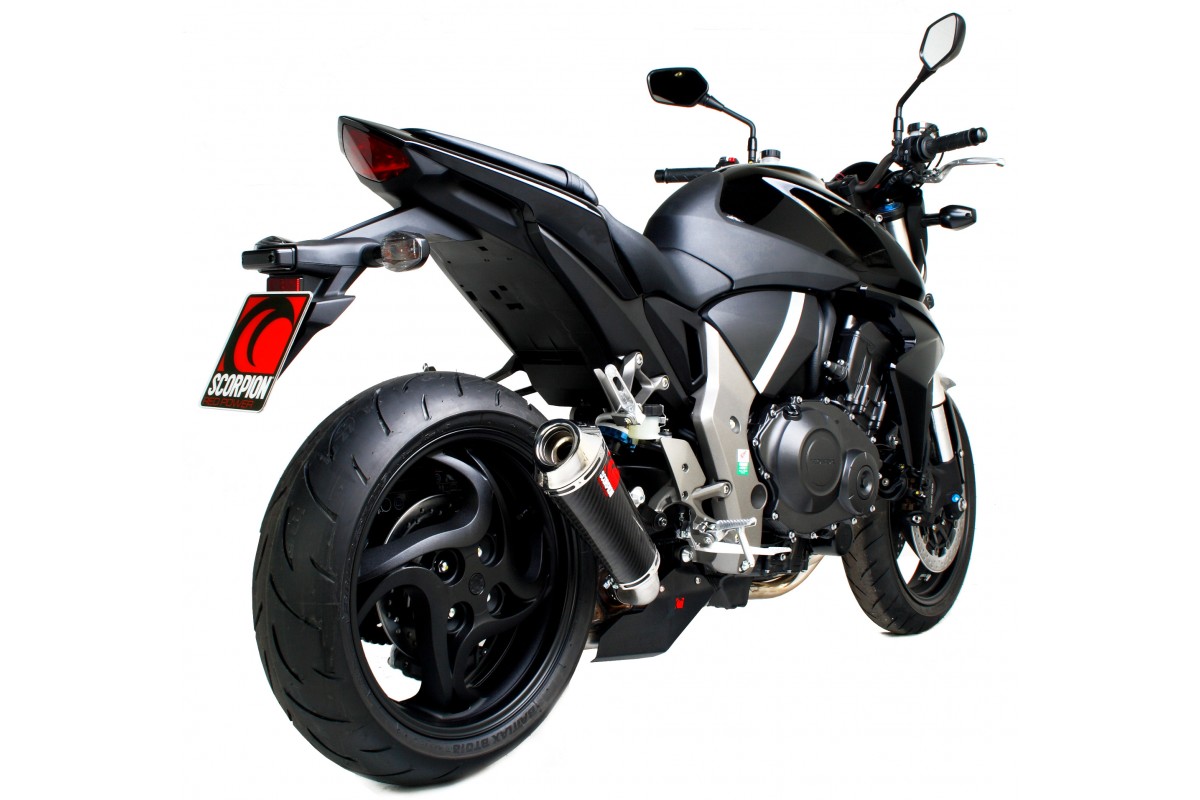 Silencieux homologué Scorpion Power Cone carbone CB1000R (08-17)