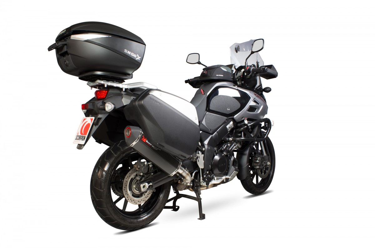 Silencieux homologué Scorpion Serket carbone DL1000 V-Strom (14-19)