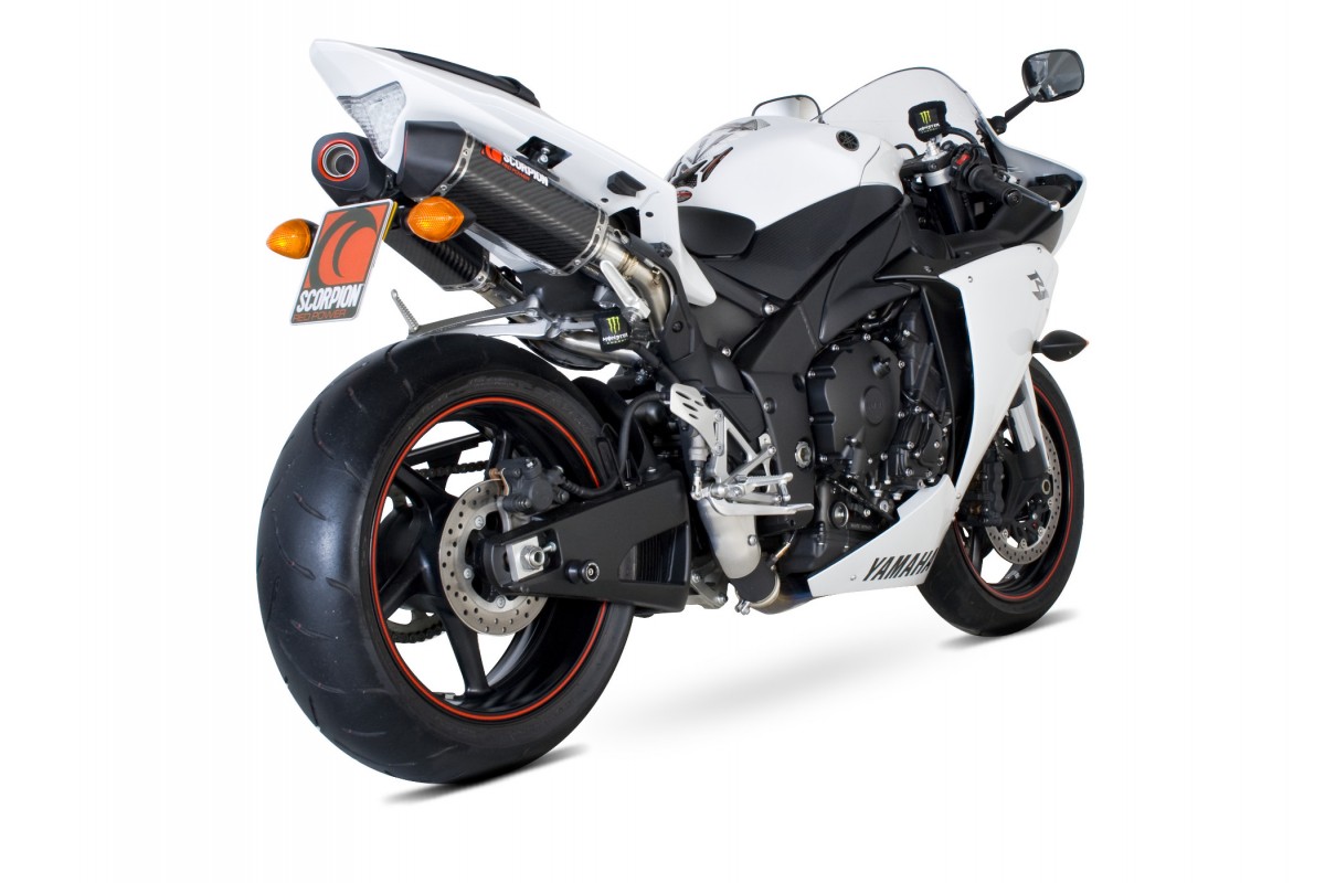 Silencieux homologué Scorpion Serket carbone YZF-R1 (09-14)