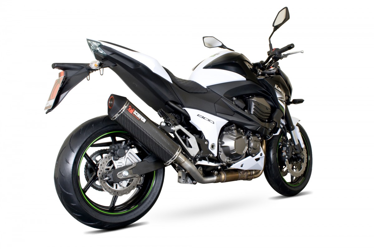 Silencieux homologué Scorpion Serket carbone droit Z800 (13-16)