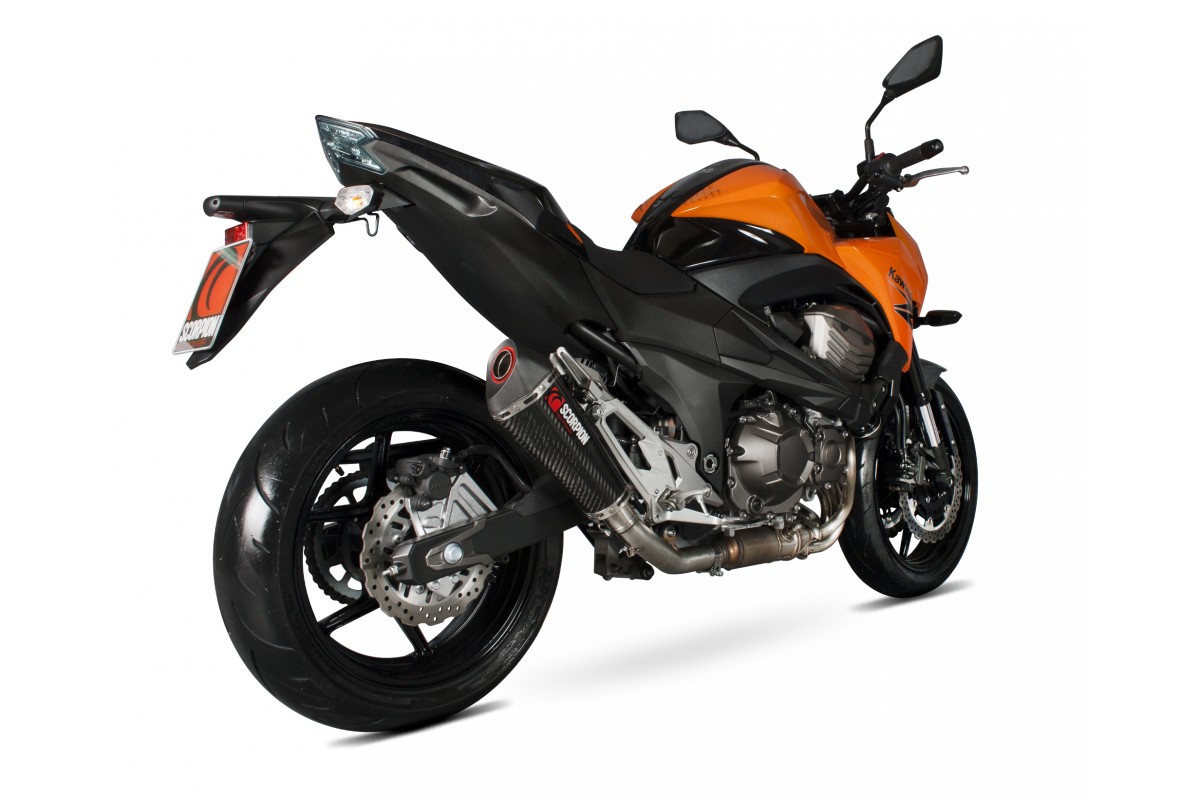 Silencieux homologué Scorpion Serket carbone conique Z800E (13-16)