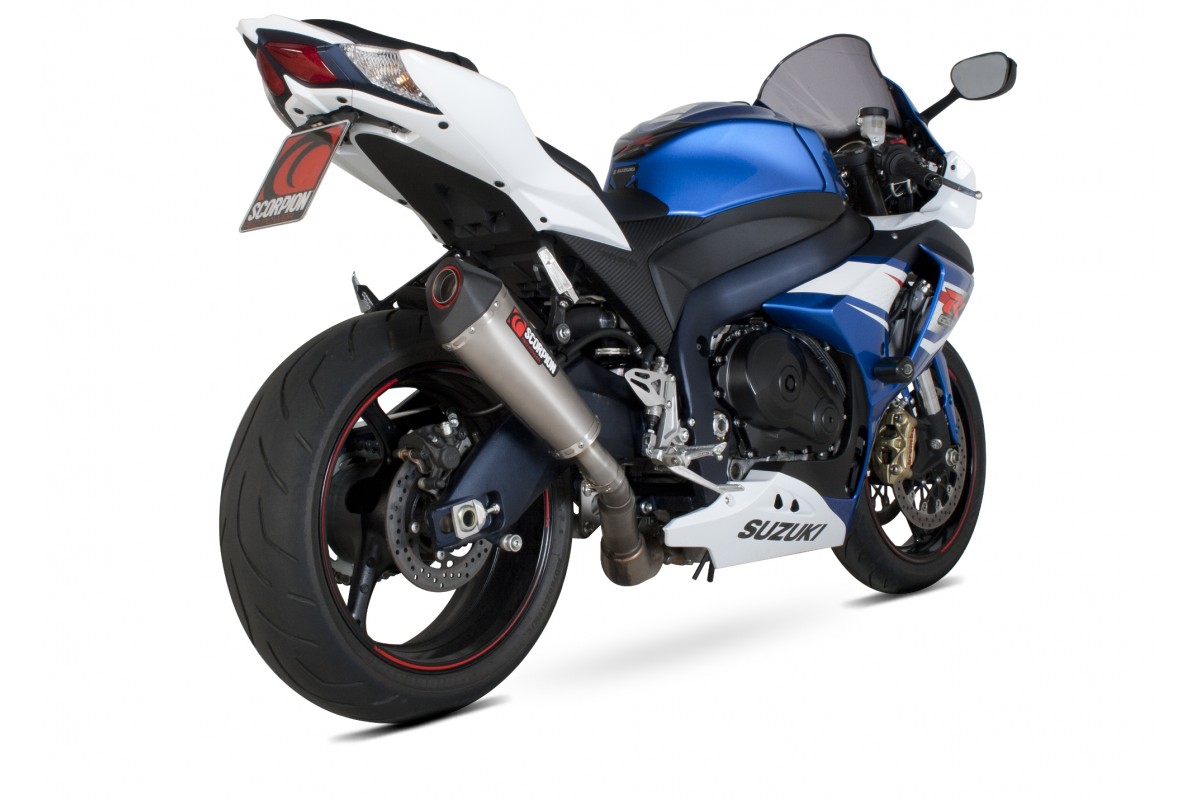 Silencieux homologué Scorpion Serket inox GSX-R1000 (12-16)