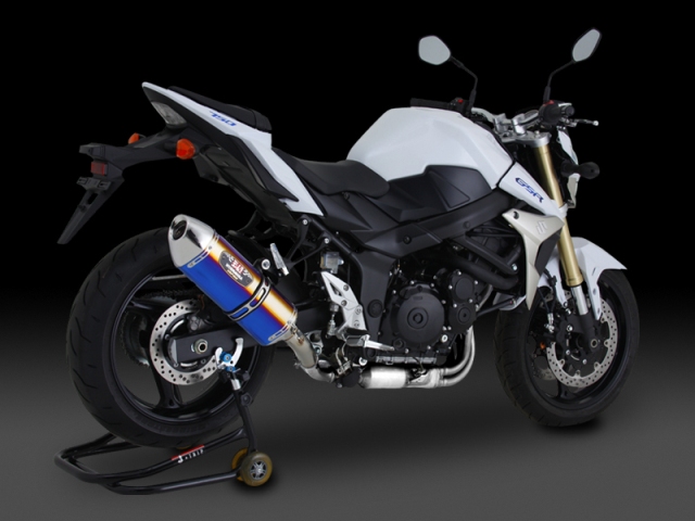 Silencieux homologué Yoshimura R-77J TITANE BLEU GSR750 (11-16)