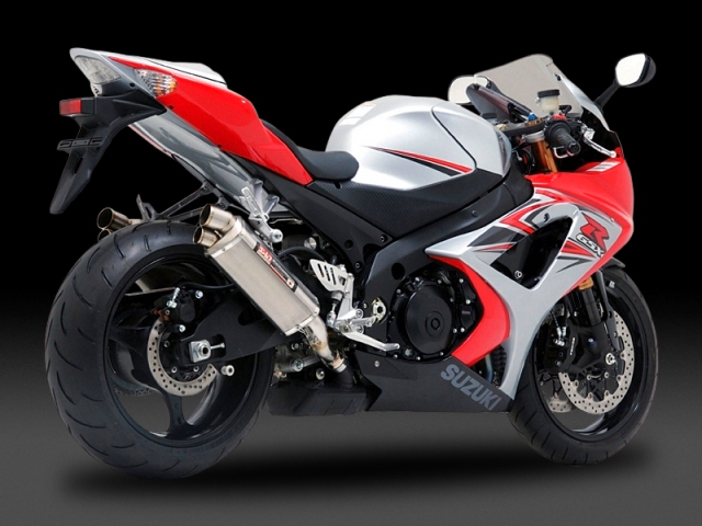 Silencieux homologué Yoshimura TRI-OVAL TITANE GSX-R1000 (07-08)