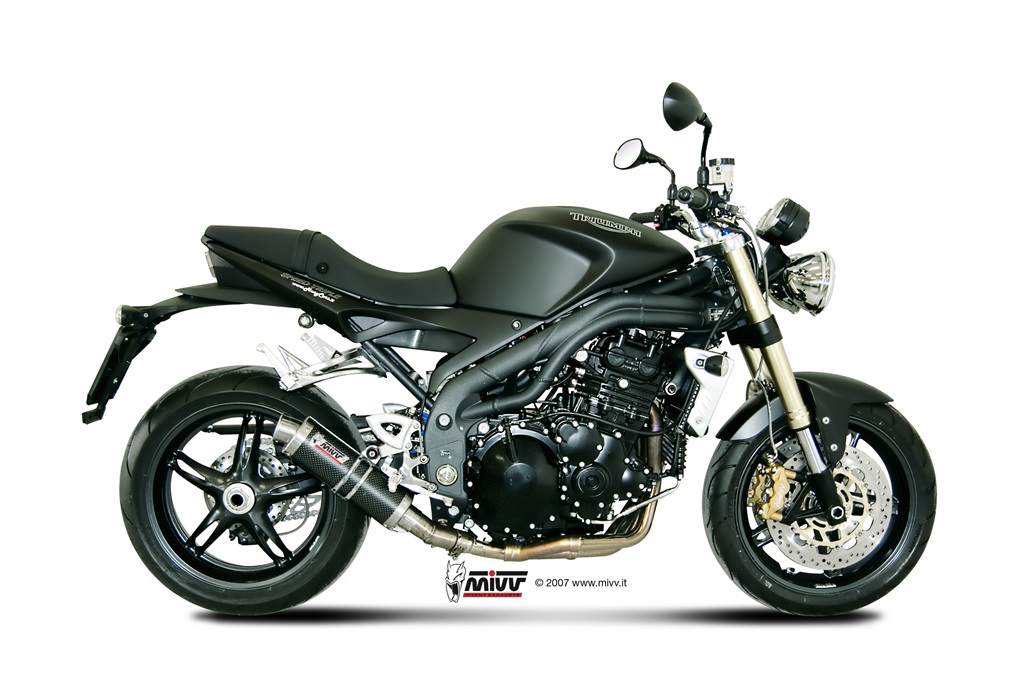 Silencieux homologué MIVV GP carbone bas Speed Triple 1050 (07-10)