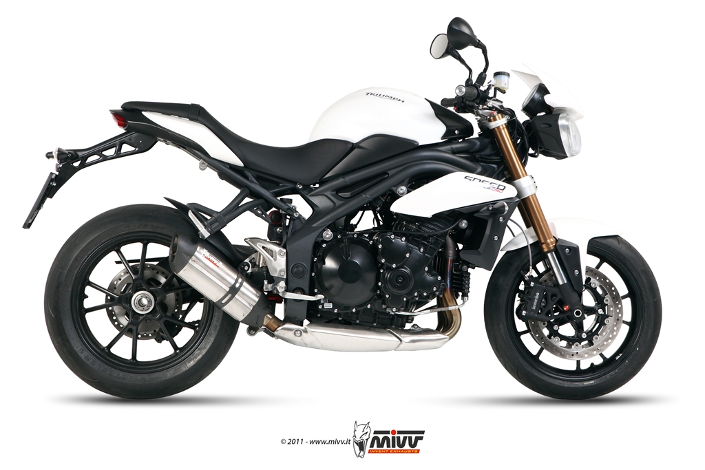 Silencieux homologué MIVV Suono inox bas Speed Triple 1050 / R (11-15)
