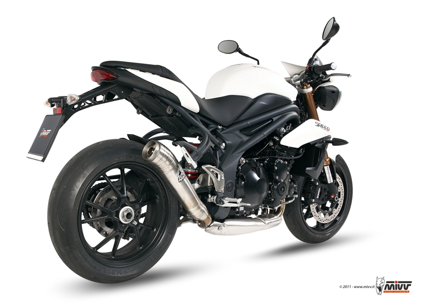 Silencieux homologué MIVV Ghibli inox Speed Triple 1050 / R (11-15)