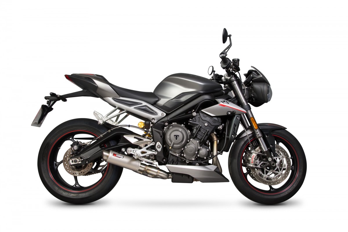 Silencieux homologué Scorpion RP-1 GP titane Street Triple 765 R / RS / S