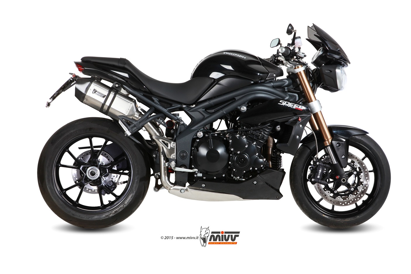 Silencieux homologué MIVV Speed Edge inox Speed Triple 1050 / R (11-15)