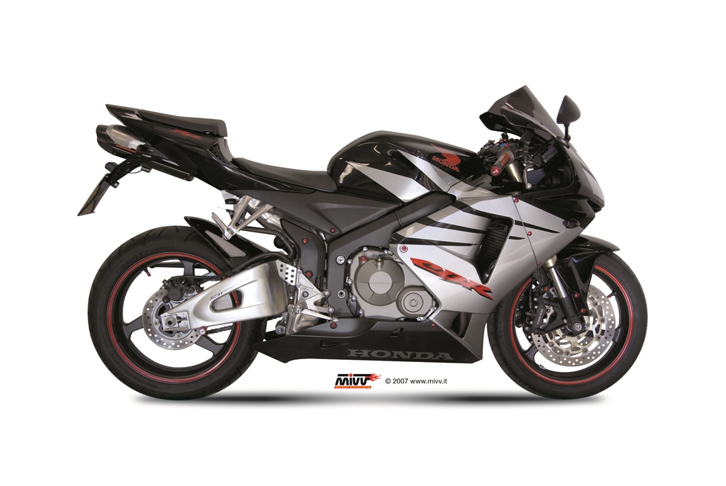 Silencieux homologué MIVV Suono inox noir CBR600RR (05-06)