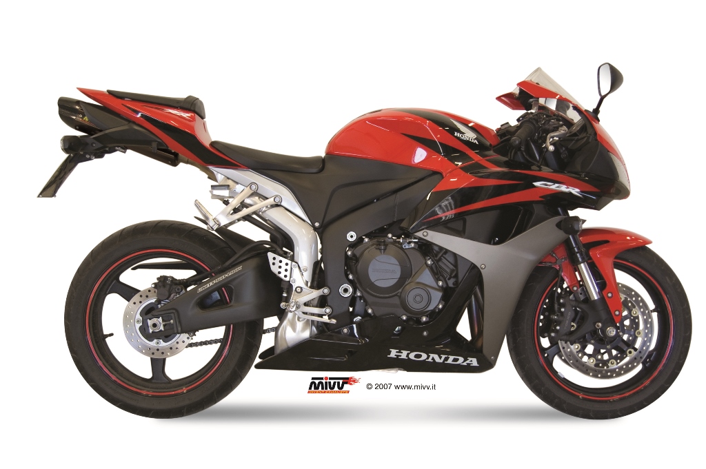Silencieux homologué MIVV Suono inox noir CBR600RR (07-17)