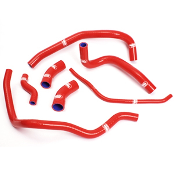 Durites de radiateur rouges Samco V-MAX 1200 (1986-2007)