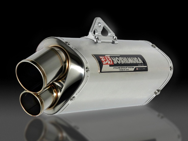 Silencieux homologué Yoshimura TRI-OVAL 2 INOX GSX-R600 / 750 (08-10)
