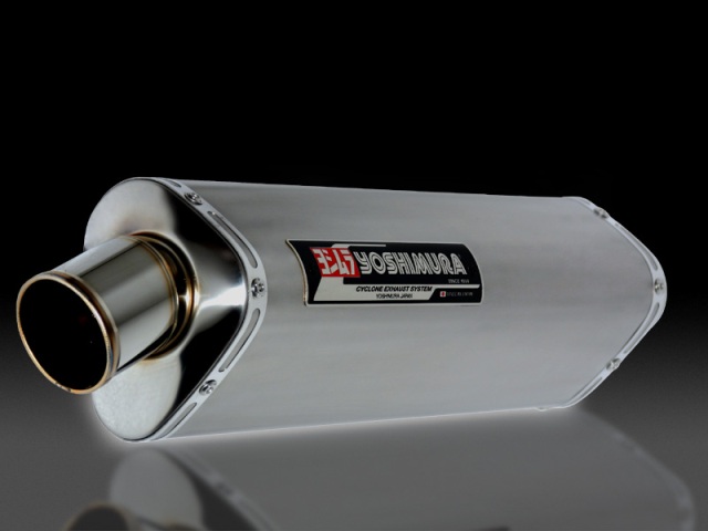 Silencieux homologué Yoshimura TRI-OVAL INOX GSX1300R Hayabusa (99-07)