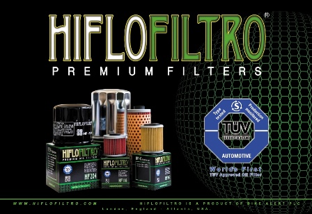 HIFLOFILTRO : Filtre à air et filtre à huile pour moto HIFLOFILTRO : Filtre à air et filtre à huile pour moto