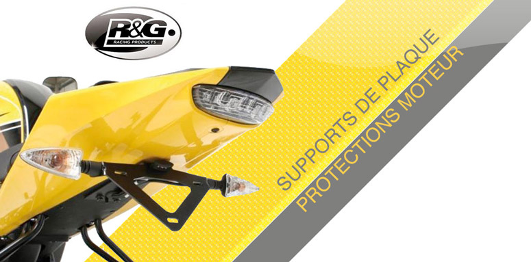 R&G Racing : supports de plaque, protections et accessoires moto R&G Racing : supports de plaque, protections et accessoires moto