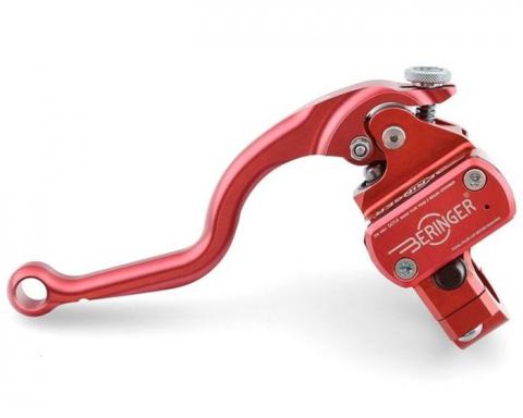 Paire De Leviers Universels Pour Maître-cylindre De Frein Et D'embrayage Moto - Aluminium, 6 Positions Réglables, Couleur Rouge - Pour Guidon 7/8" (22mm)
