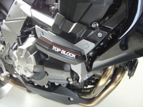 Sliders De Cadre (crash Pads) Pour Moto Kawasaki Z800, Z1000, Z750 - Paire En Aluminium CNC - Montage Par Vissage - Protection Moteur En Cas De Chute