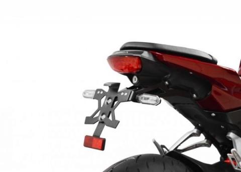 Jaimenalin Support de Plaque D'Immatriculation de Moto Support de Montage LumièRe LED Convient pour CB125R CB250R CB300R 2018-2020 