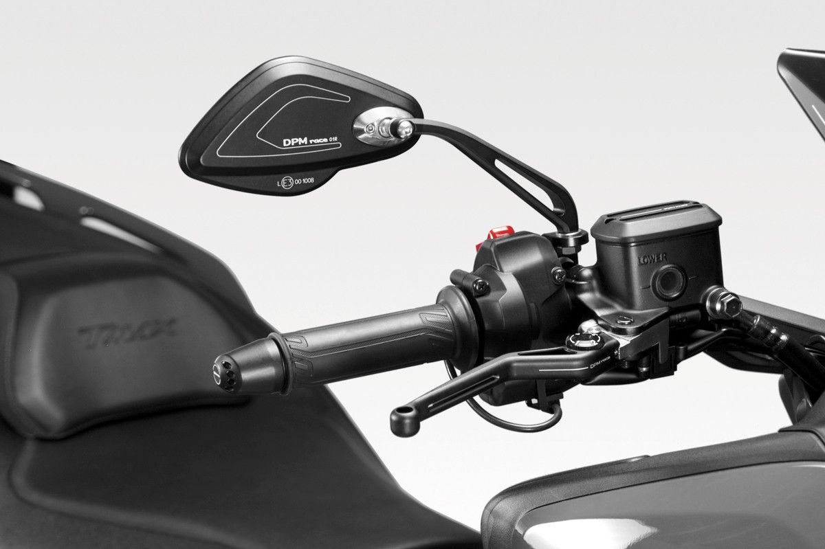Paire De Rétroviseurs Moto Noirs - Compatible Guidon 22 Mm, Pivot 360°, Verre Clair - Pour Streetbike, Sport, Chopper, Cruiser - 7