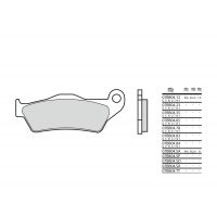 Plaquettes de frein Brembo 07BB04LA Métal fritté route