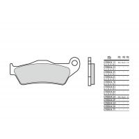 Plaquettes de frein Brembo 07BB04SA Métal fritté