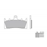 Plaquettes de frein Brembo 07SU19LA Métal fritté route