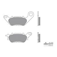 Plaquettes de frein Brembo 07YA28CC Organique