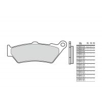 Plaquettes de frein Brembo 07BB03SP Métal Fritté