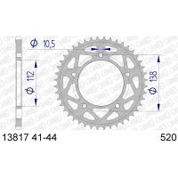 Couronne AFAM 41 dents alu pas 520 type 13817