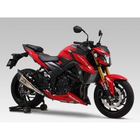 Silencieux homologué Yoshimura R-11Sq TITANE BLEU GSX-S750 (17-21)