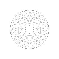 Disque de frein AV rond semi-flottant Brembo Serie ORO 78B40888