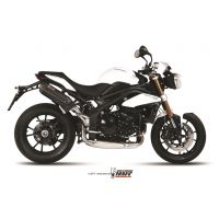 Silencieux homologué Mivv Suono inox noir haut Speed Triple 1050 / R (11-15)