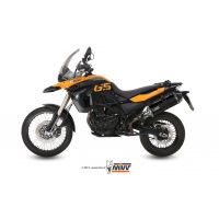 Silencieux homologué MIVV Speed Edge inox noir F650GS / F800GS (08-17)