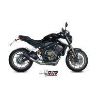 Ligne complète non homologuée Mivv MK3 inox noir CB650R / CBR650R