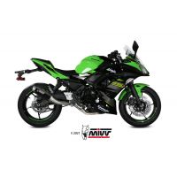 Ligne complète Mivv GP Pro inox noir Ninja 650 / Z650