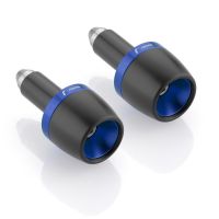 Embouts de guidon 28mm bleu Rizoma