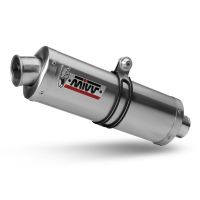 Silencieux homologué Mivv Oval inox XL700V Transalp (08-13)