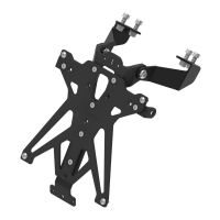 Support de plaque LighTech réglable Brutale 675 / 800 (12-16)