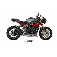 Silencieux homologué MIVV Suono inox noir bas Speed Triple 1050 (16-17)