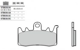 Plaquettes De Frein Avant Brembo Métal Fritté - Réf 07BB38SA - Pour Moto BMW, Ducati, Triumph
