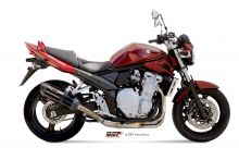 Silencieux homologué MIVV Suono inox noir Bandit 650 / GSX650F (07-16)