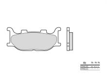 Plaquettes de frein Brembo 07042CC Carbone céramique