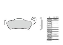 Plaquettes de frein Brembo origine 07BB0483 Métal fritté