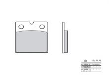 Plaquettes de frein Brembo 07BB1408 Organique