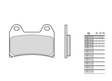 Plaquettes de frein Brembo 07BB1907 Organique